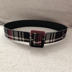 Le Château plaid belt
